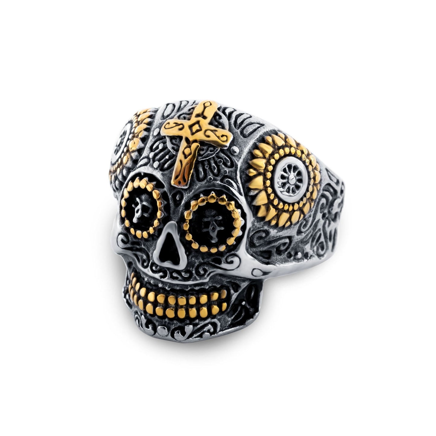 Mens Mexican Skull Rings