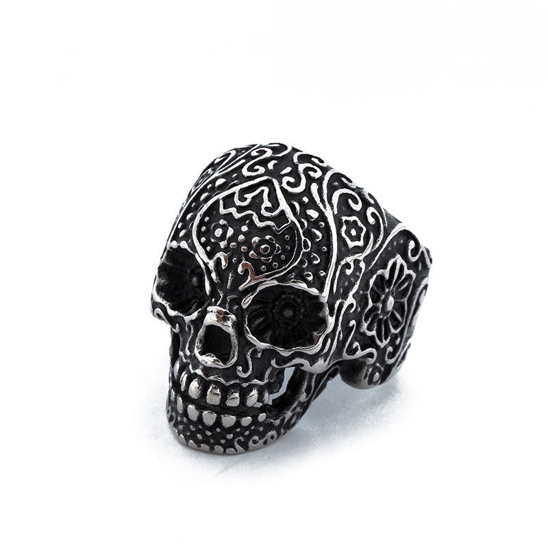 Mens Mexican Skull Rings