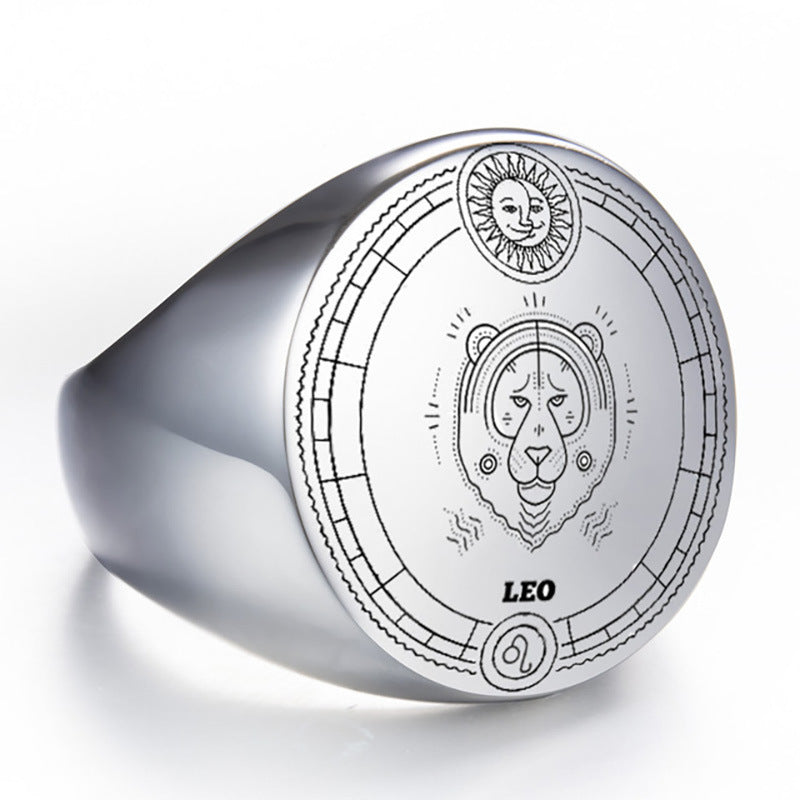 Men's Zodiac Signet Rings