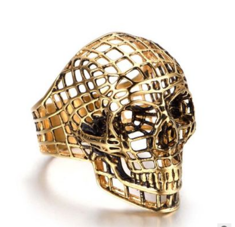 Mens Mexican Skull Rings