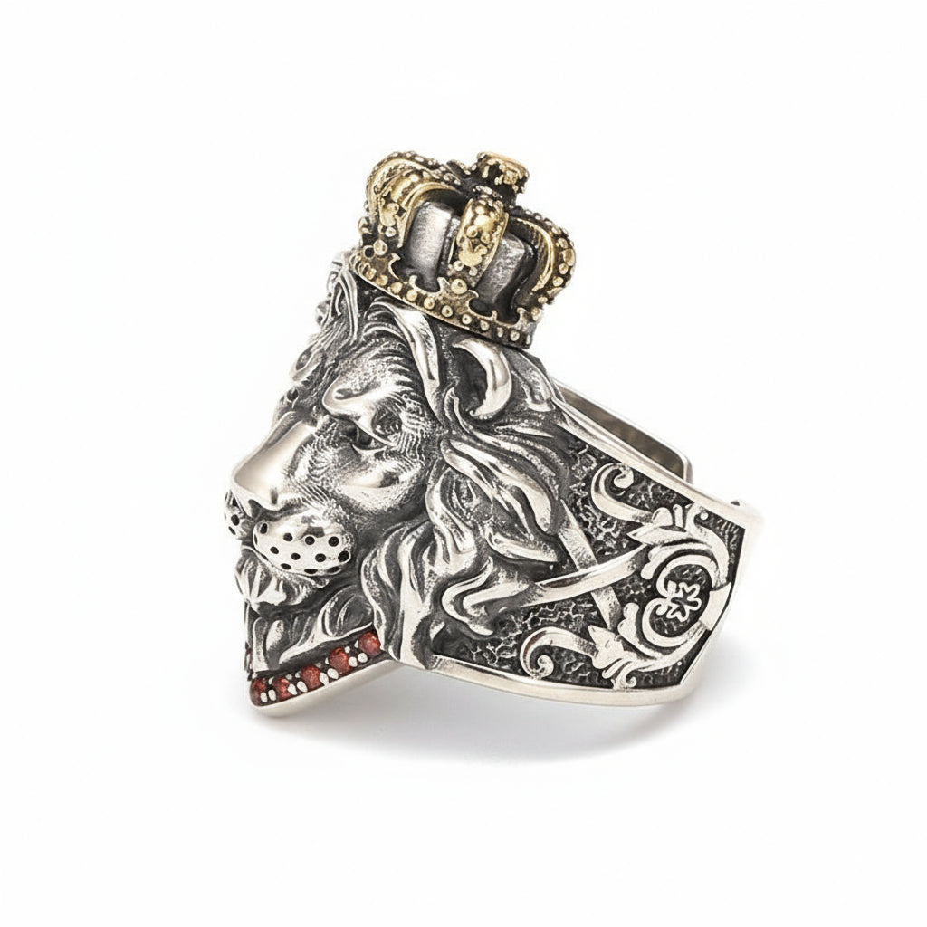 Lions Head Ring