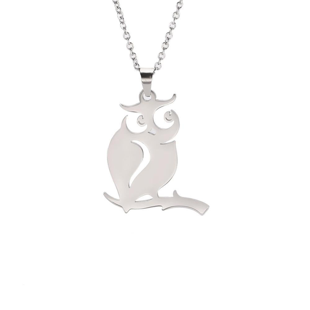 18k Gold Plated Owl Necklace