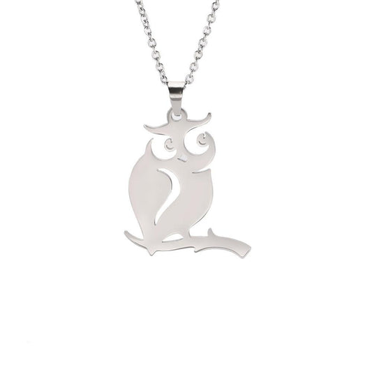 18k Gold Plated Owl Necklace