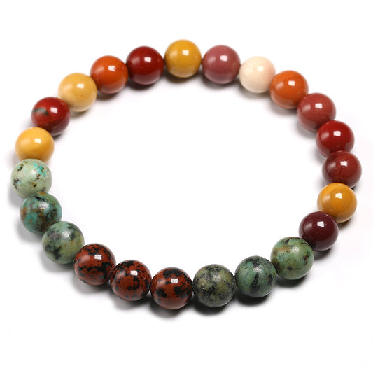 Mala Beaded Necklace and Bracelet Set