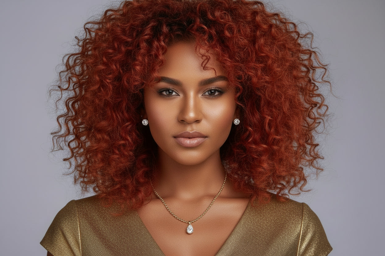 24k Gold Pear-cut Moissanite Beaded Necklace